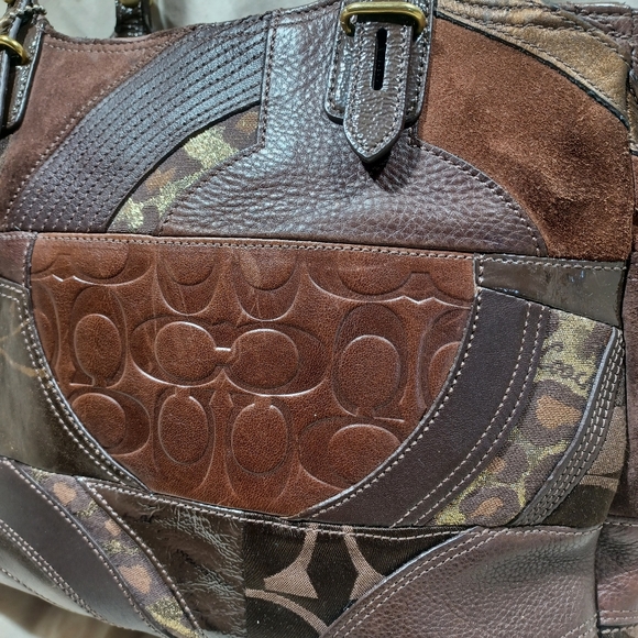 Coach patchwork shoulder bag - Picture 4 of 9